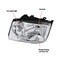 Spec-D Tuning 99-04 Volkswagen Jetta Hdlghts w/o Fog Lts Hb5 Low Beam, LH-JET99-V3-RS LH-JET99-V3-RS - alternate 7